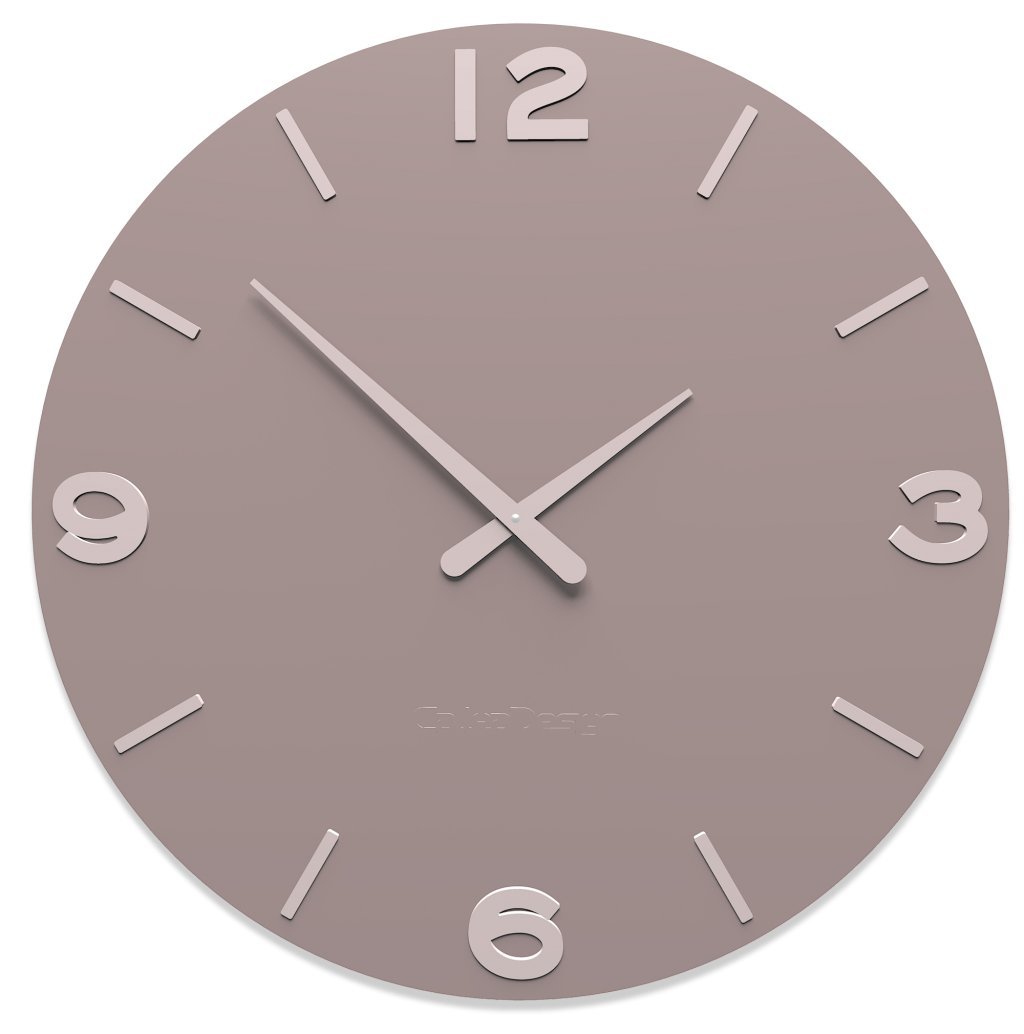 Wanduhr Smarty Numero – 60 Cm Durchmesser, Modernes Design Mit Zahlen, Batteriebetrieben (AA Inklusive)
