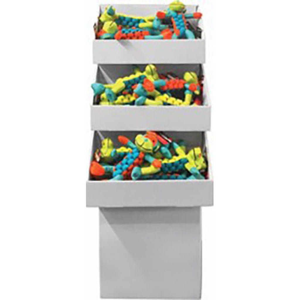 Chomper TWST24 Twisterz Ballistic Braided Dog Toy Display - 24 Piece - Case of 24