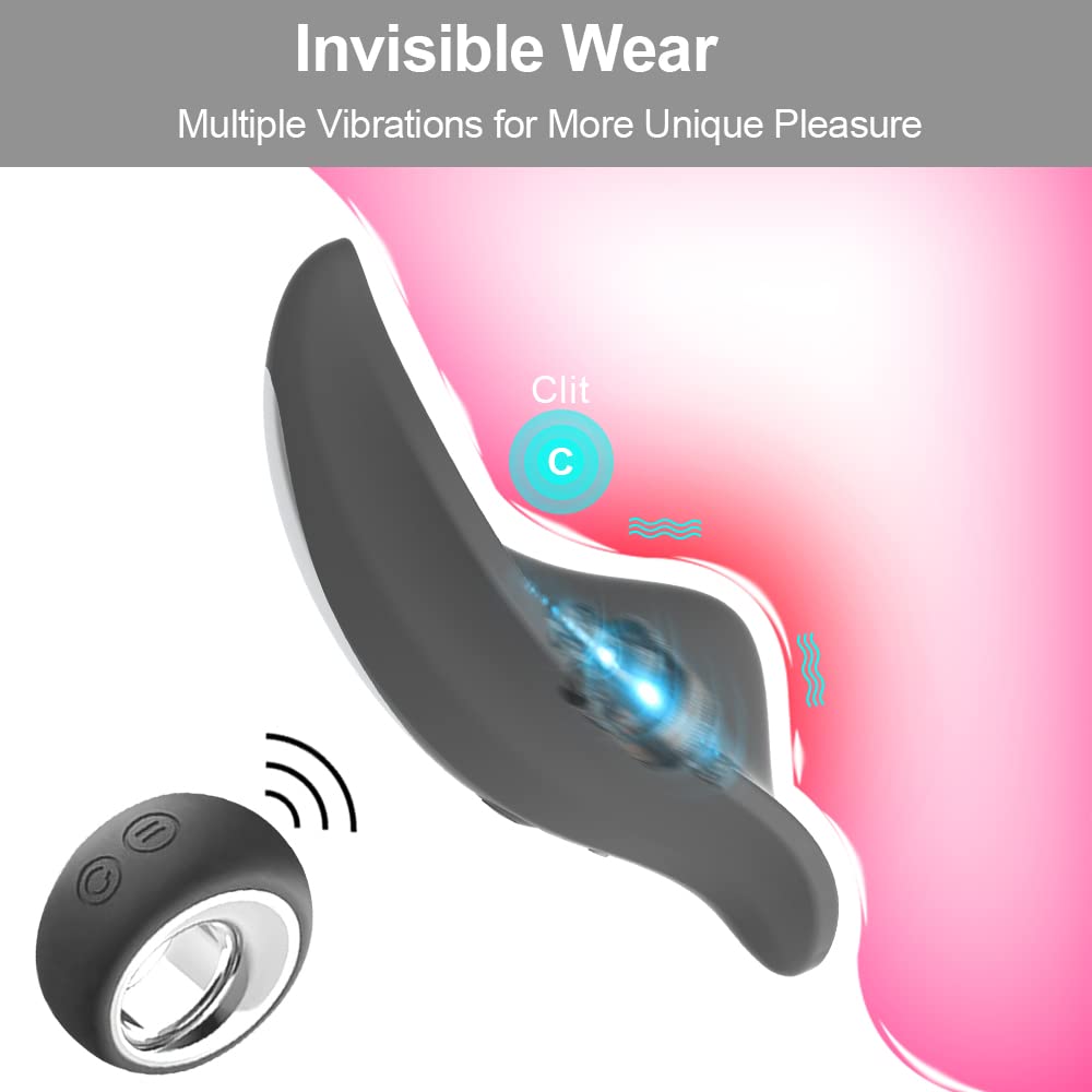 Vibratore Indossabile Per Donne, Vibratori a Farfalla Silenziosi Con Telecomando, Stimolatore Clitorideo Invisibile Con 12 Modalità Di Vibrazione, Giocattoli Sessuali Per Adulti Per Coppie