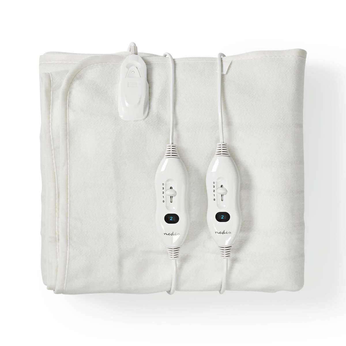 NEDIS Couverture électrique Double 140 x 160 cm 3 réglages
