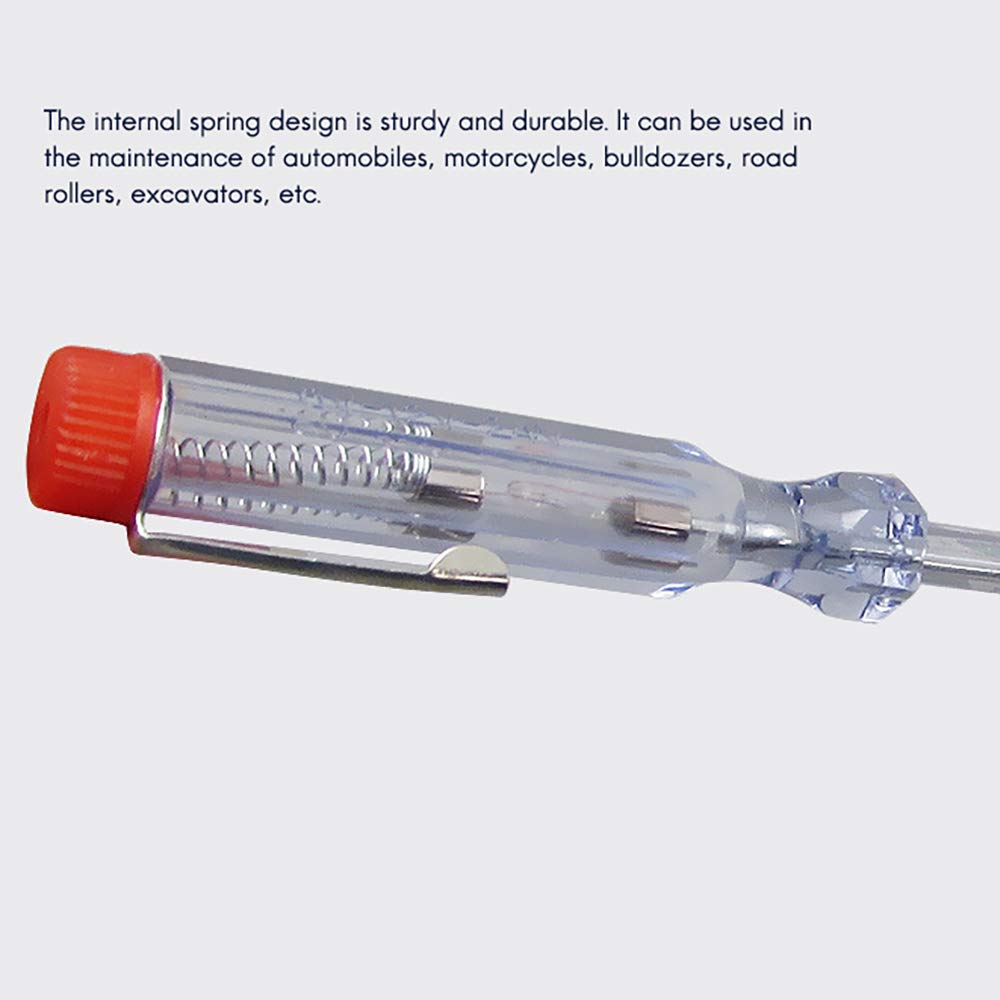 Cercafase Per Auto 6V-24V Con Sonda Lunga - Tester Di Tensione Per Circuiti Auto, Moto E Camion