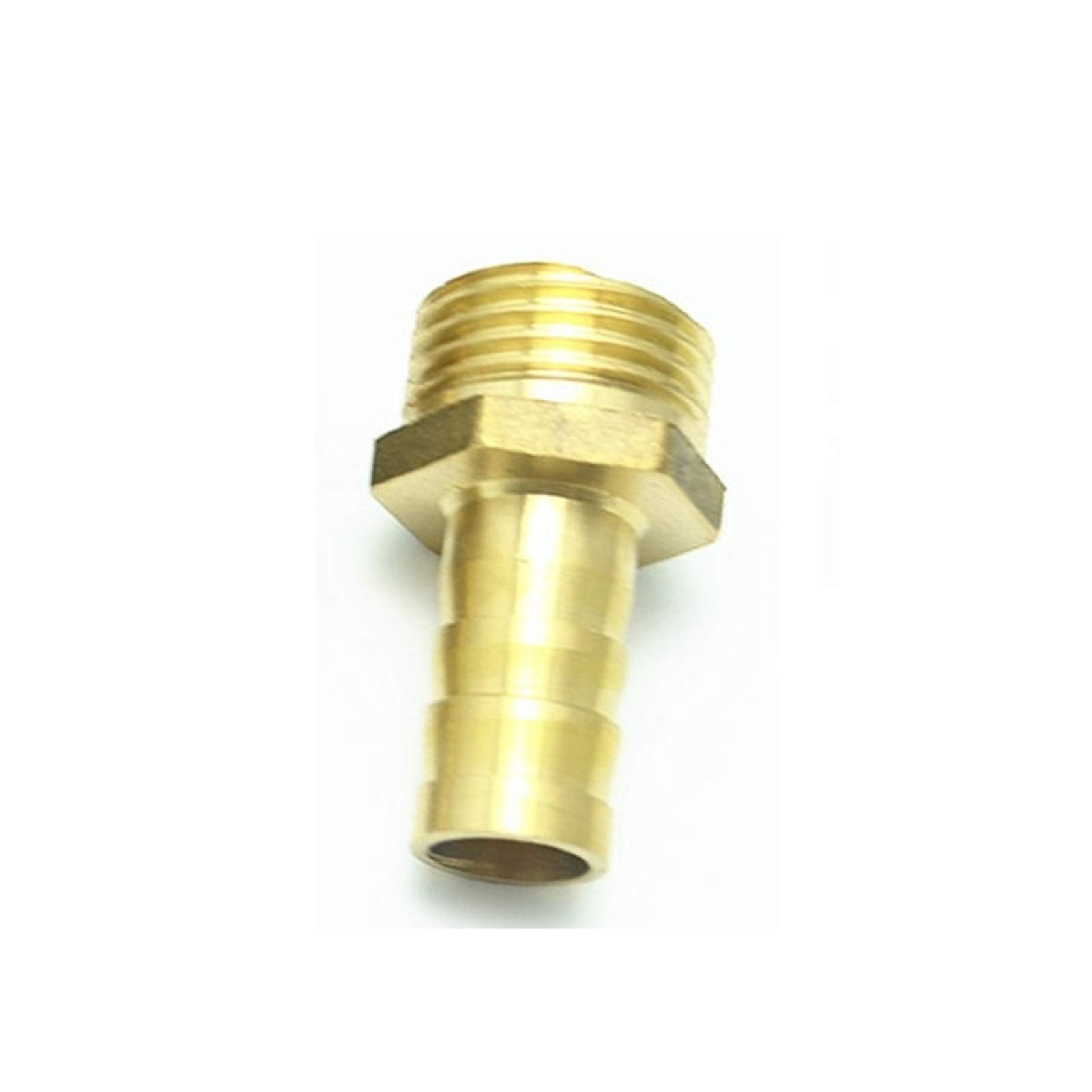 Pangyoo PYouo-Brass pipe joint 1/8" 1/4" 3/8" Brass Pipe Fitting Connector Adapter, NPT Female Hose Barb Tail Thick material (Color : Fit 3.175mm I.D Hose, Thread Specification : 1/4")