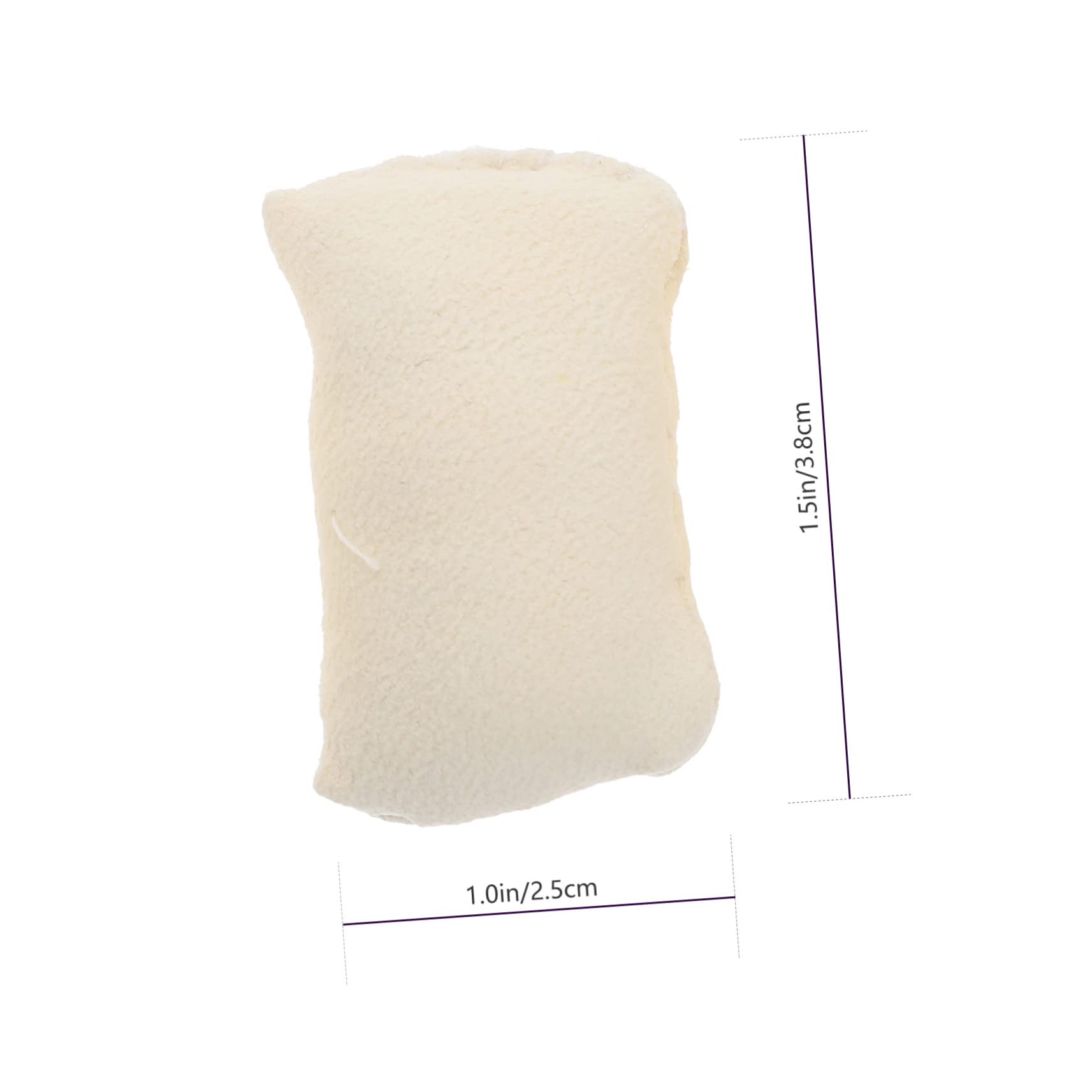ERINGOGO 3 Pcs Filter Pad Pads Mute Mat Accessories Musical Instrument Accessory Supply Portable Practice Comfortable Filled with Silk Cotton Beige