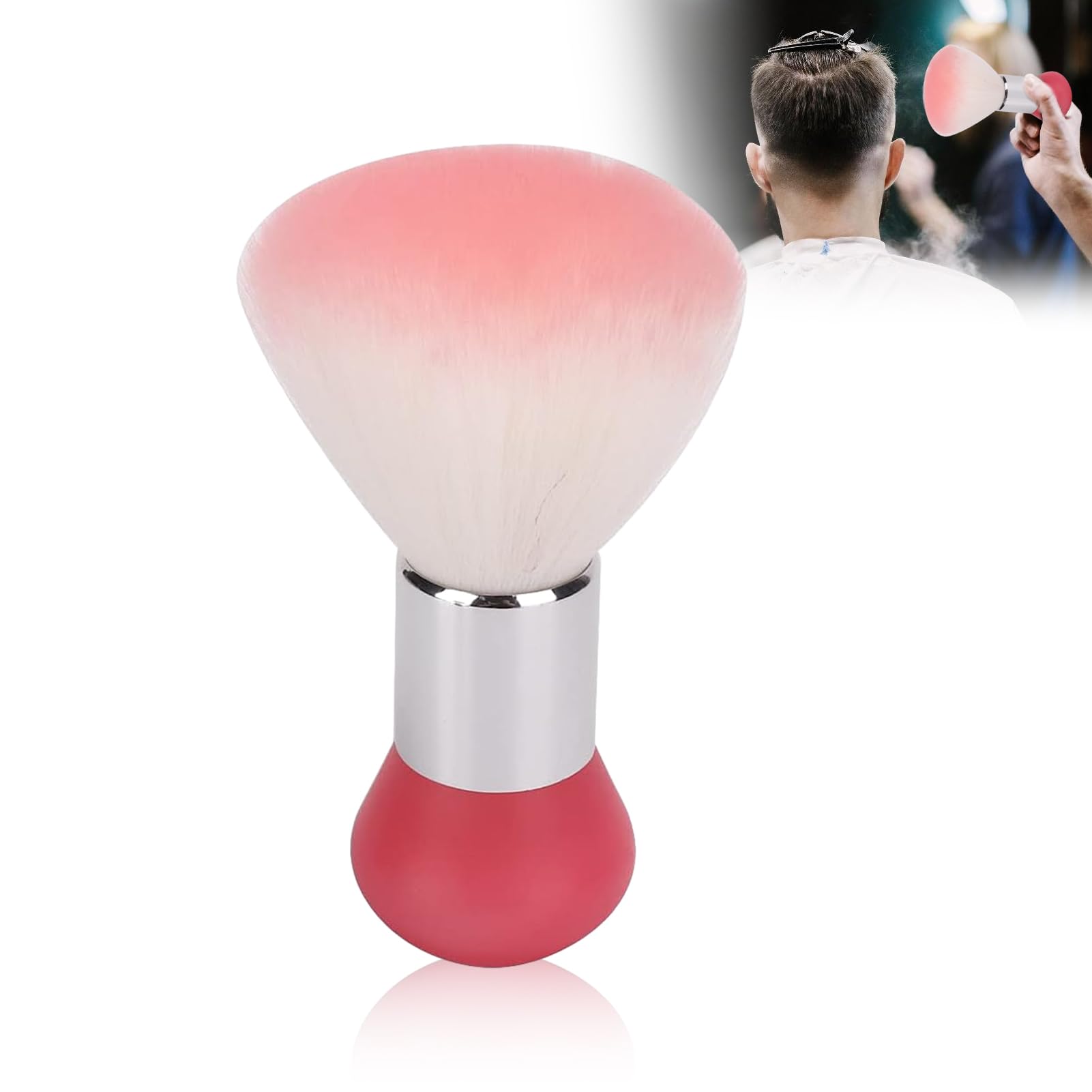 Neck Duster Brush, Large Hair Cutting Neck Duster Brush, Soft Face Cleaning Hairbrush