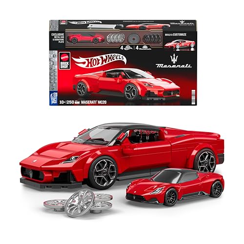 Costruisci l'auto super sportiva italiana: Maserati MC20 completamente costruibile in scala 1:32 con dettagli realistici.