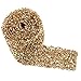 Rhinestone Mesh Ribbon 1 Yard 30mm Bling Mesh Wrap Roll Sparkle Crystal Rhinestone for Wedding Decorations Party Supplies(Gold)