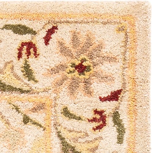 Image of 12x15 Ft Hand-Tufted Wool Area Rug - Oversized Carpet for Living Room, Hall, Office, Drawing Room - Soft & Durable Traditional Floor Rug (Multicolor)