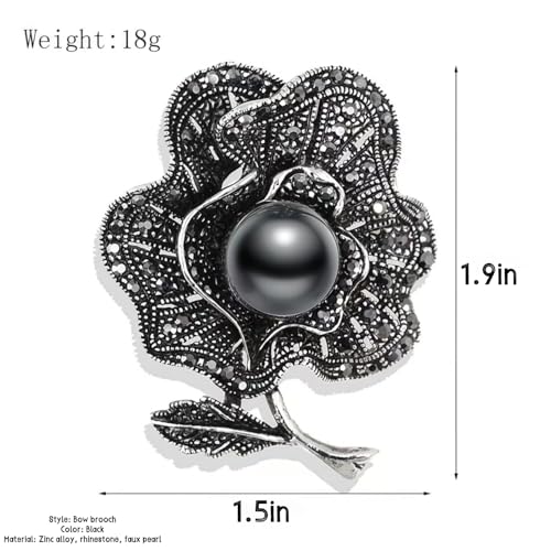 Image of Brooch Pins For Women Fashion Elegant Brooches Lapel Badges Coat Sweater Scarves Shawl Dress Accessory Wedding Party Prom Jewelry