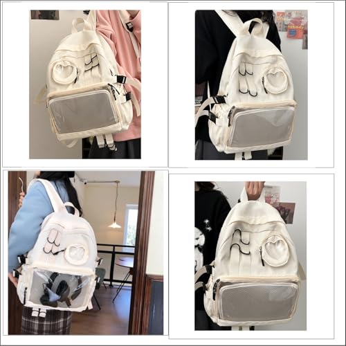 Image of Tinytot 30 Litre Japanese Korean Style School Bag Water-Resistant Laptop & Travel Backpack - Unisex Large 18 Inches Multipurpose Student Backpack for Boys & Girls, Men & Women