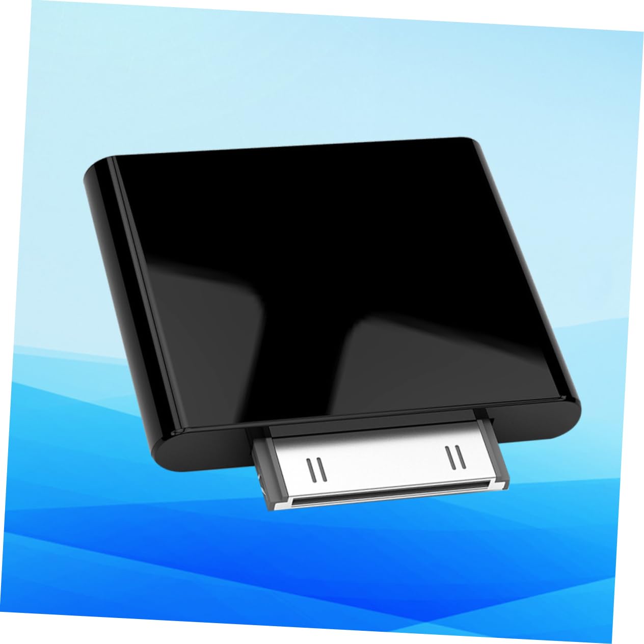 STOBOK Drahtloser Aux-Transmitter -Sender Drahtloser Lautsprecheradapter Kompatibel mit iPhone Computer-sprachbox-Transmitter für Zuhause und Auto Schwarz