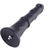 Tiru's Root, 11.2" Silicone Anal Plug with KlicLok System for Hismith Premium Sex Machine, 10.2" Insert-able Length, Max Width:2.9", M Size - Anal Pleasure