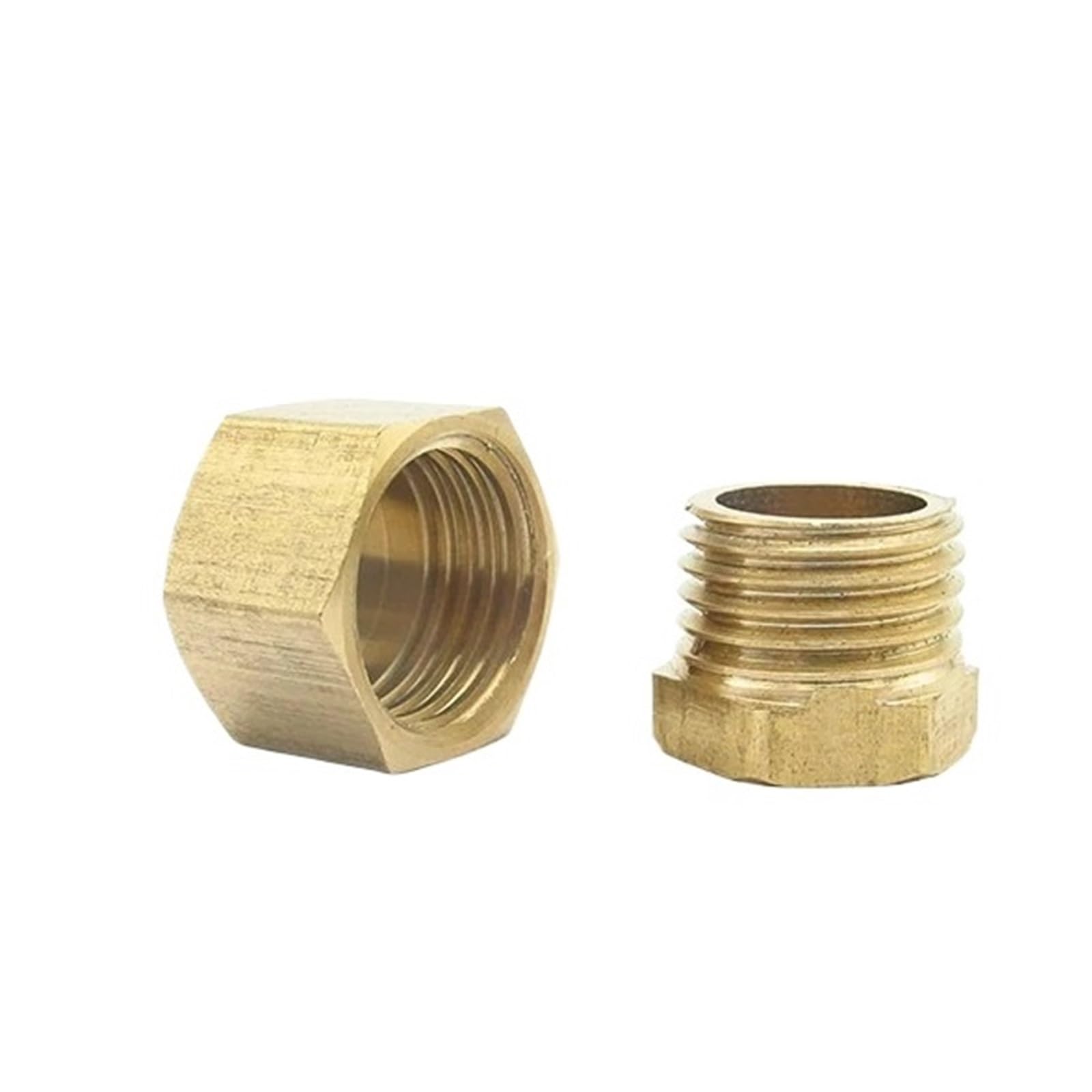 Tapón de latón hexagonal BSP de 1/8 a 1 pulgada para fontanería y tuberías kit de 65 piezas