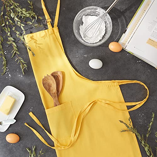 DII CAMZ33536 Küchenschürze aus Baumwolle, verstellbar, mit Tasche und extra langen Bändern, 81,3 x 71,1 cm… – Ansicht 6