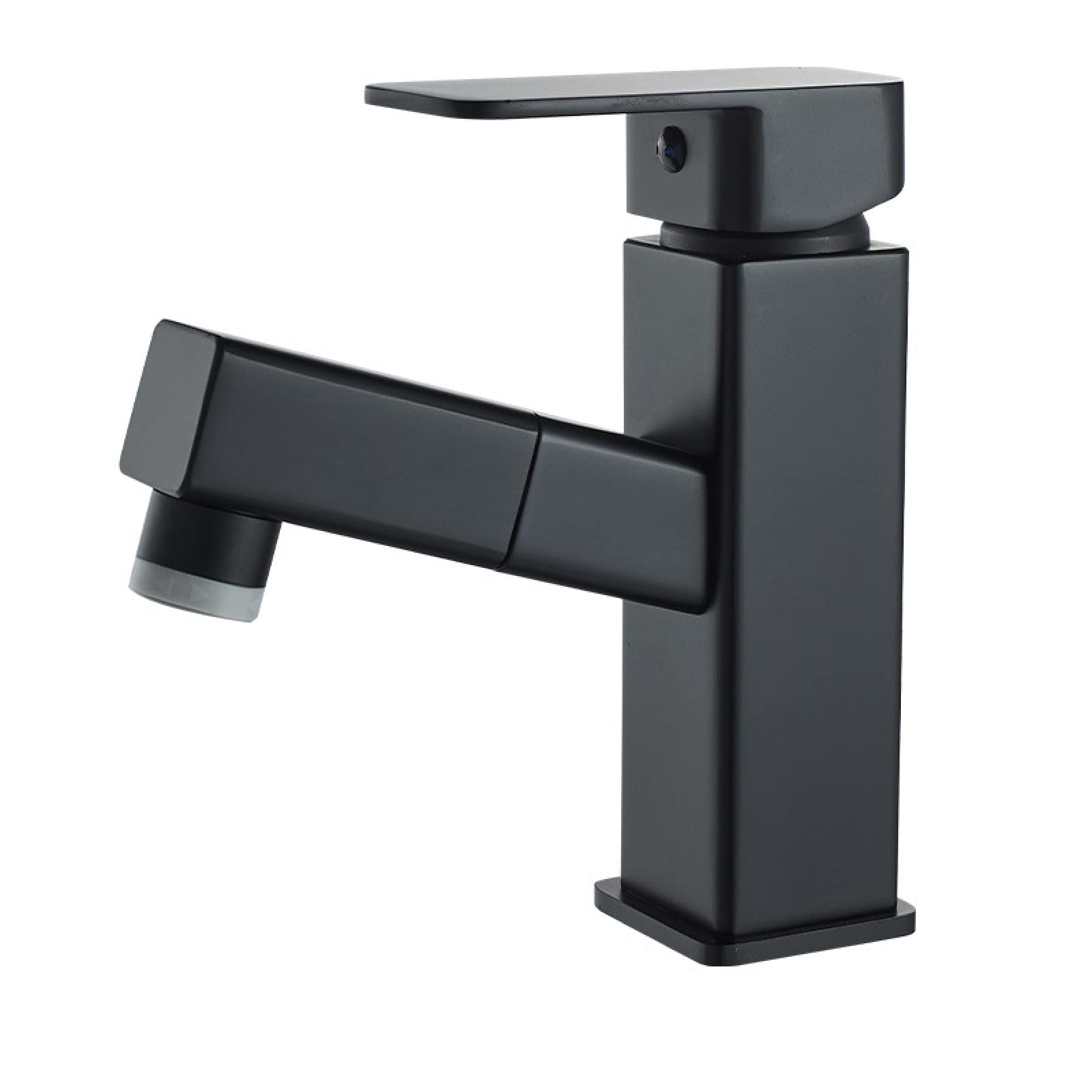 Grifo lavabo extraíble bimando de latón frío y caliente grifo mezclador lavabo Válvula De Cerámica Mezclador Baño Grifo para Lavabo, para baño,Un estandar