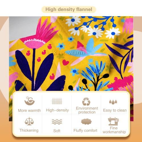 Manta Polar 220 x 240 Estampado Colorido, Mantas para Cama 105 de Franela Cálida y Cómoda para Niños y Adultos, Mantitas para Sofá Reversible para Cubre Sofa Colchas, Fácil de cuidar f976