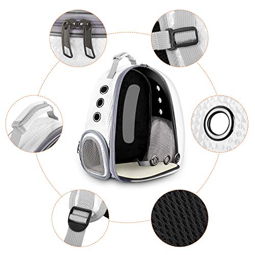 BlitzWolf Pet Carrier Backpack, Bubble Backpack Carrier, Cats and Puppies,Airline-Approved, Designed for Travel, Hiking, Walking & Outdoor Use