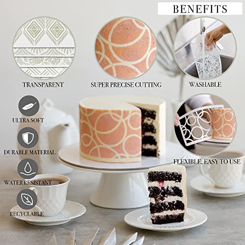 Lista de Plantillas para repostería - los preferidos. 2 Plantillas para repostería marca Qualiteia (2)