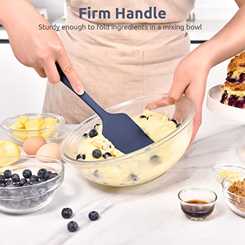 Image of U-Taste Silicone Large Spatula, 600ºF High Temp, 11.38in, Midnight Blue