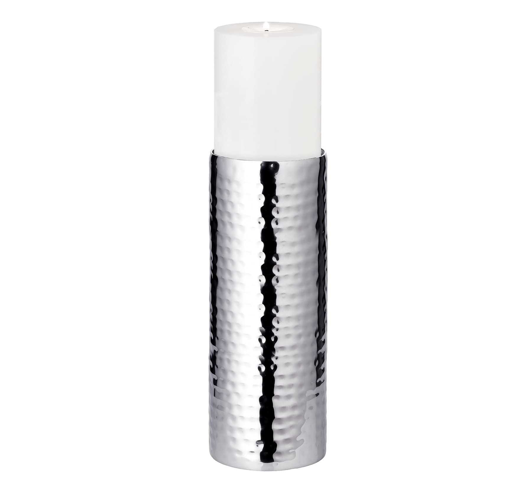 EDZARD Candle holder Agadir, height 9,8 in, stainless steel