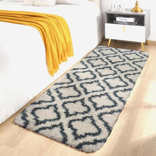 Image of 2x6 feet Soft Runner Rug for Living Room and Bedroom, Modern Indoor Floor Carpet with Non-Slip Backing, Comfortable Decorative Home Decor Rug, Easy Clean & Durable- (I B M III, Rectangular)