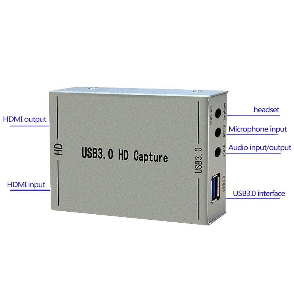 Carte de capture de jeu vidéo USB 3.0 pour boîte de capture de jeu de boîte de diffusion en direct