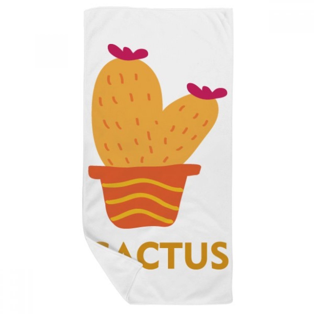 Serviette cactus 35x70cm multicolore idéale pour le sport et le bien-être