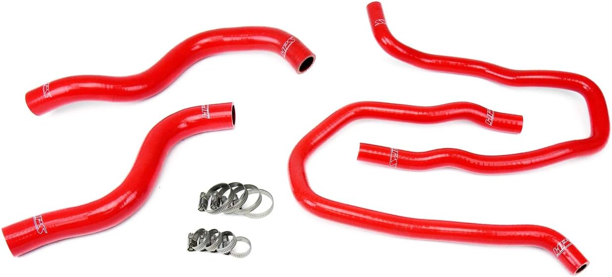 HPS 57-1387-BLK Black Silicone Radiator and Heater Hose Kit Coolant