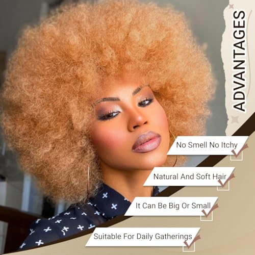 Perruque afro moelleuse pour changer de look sans effort