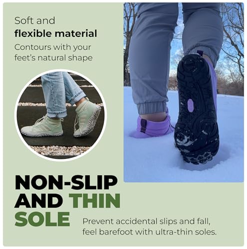 Kasdava Pro Barefoot Winter Boots – Unisex Water-Resistant, Non-Slip Shoes with Zero Drop Sole & Wide Toe Box for Outdoor, Trail & Snow4