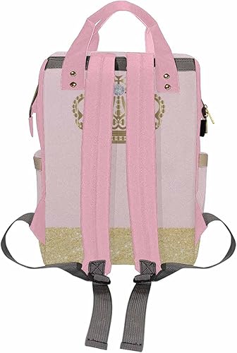 Miniatura 10 de Newcos Bolsa de pañales personalizada para lactancia, bolsa de pañales para bebé, mochila de viaje casual para mamá, 0303-10, Personalizado