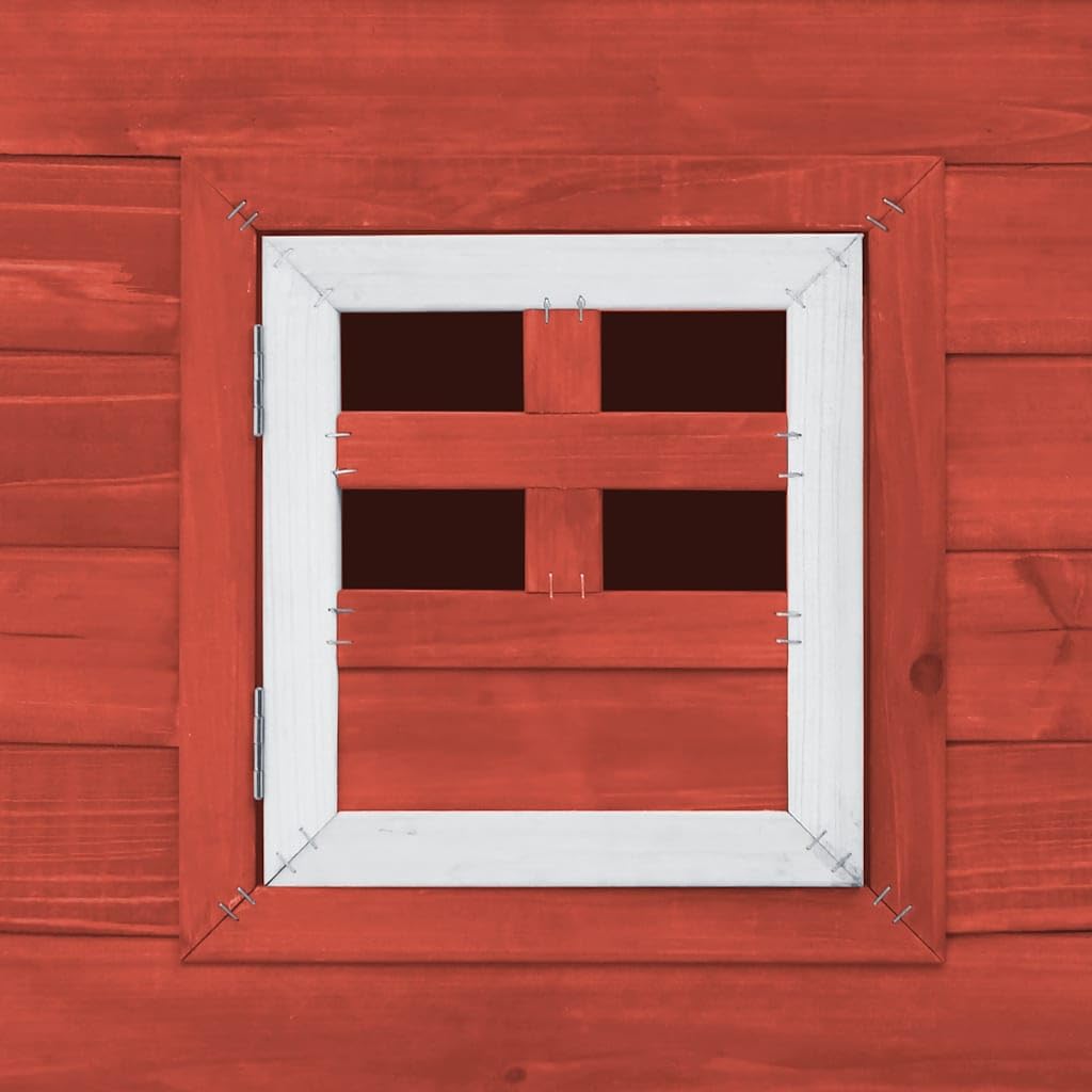 Gallinero exterior de madera de pino con techo verde impermeable, jaula de gallinas de madera roja, pajarera, rampa de acceso, bandeja deslizante y jaula de huevos