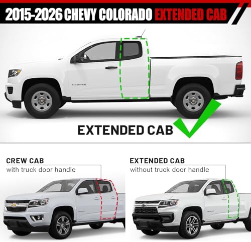 Estribos 6 pulgadas para Chevy Colorado 2015-2026 miniatura 3