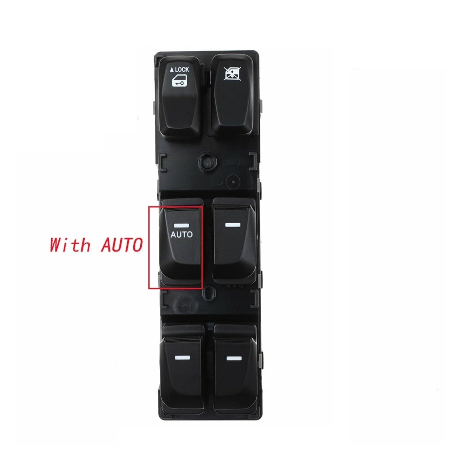 Interruttore di controllo del sollevatore elettric Lato anteriore sinistro Alimentazione per auto per interruttore finestrino principale per Hyundai IX35 2010-2015 93570-2Z000 93570-2S150 Interruttore