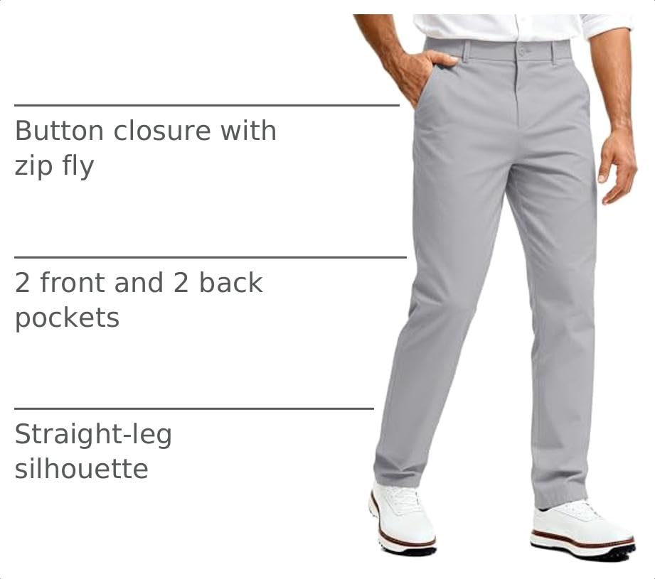 Comdecevis Classic Fit Golf Pants