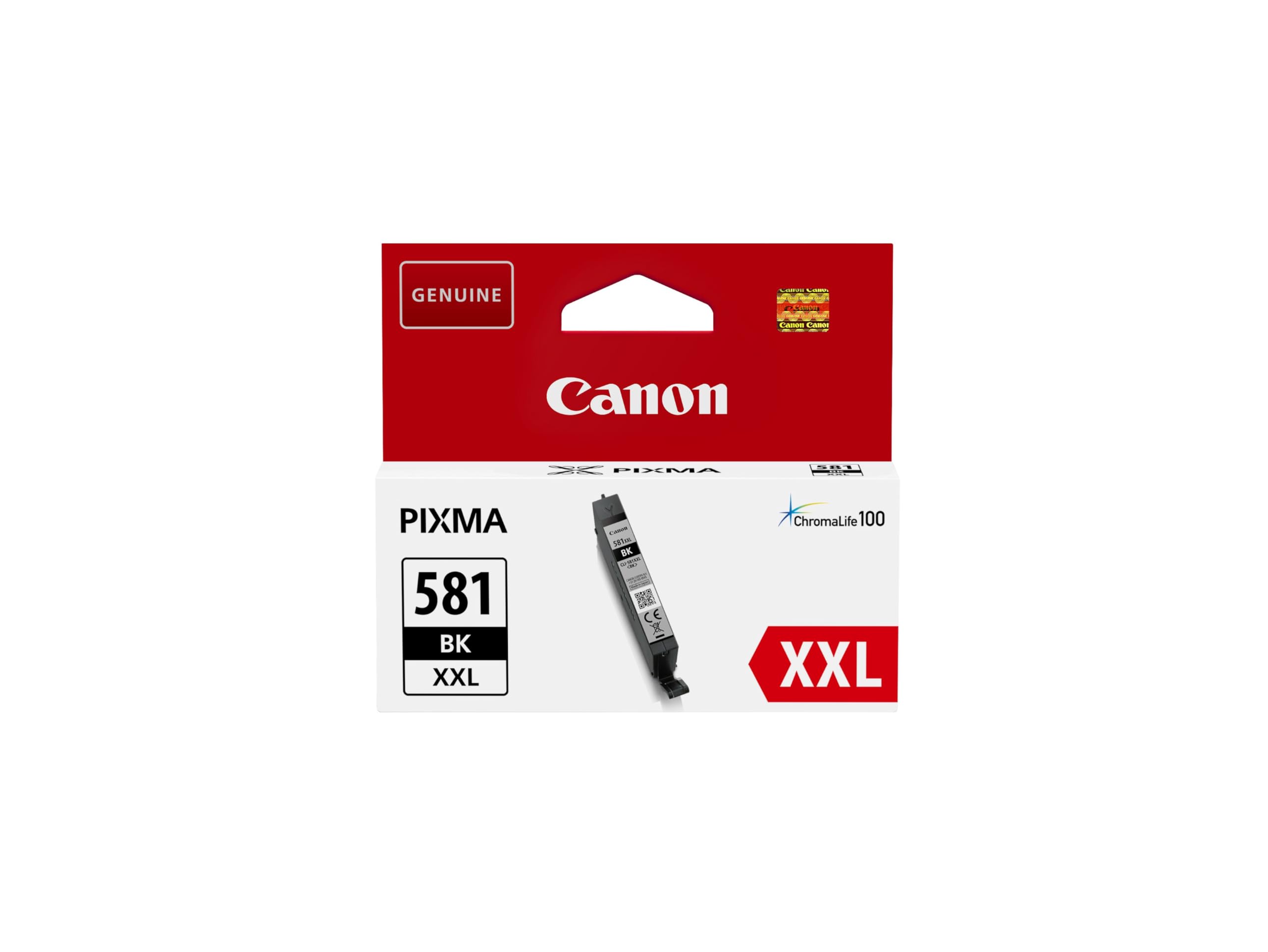 Canon Cli-581Xxl High Yield Black Ink Cartridge. Black Ink Type: Pigment-Based I