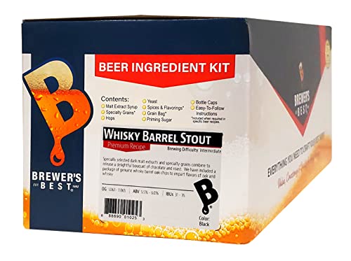 Brewers Best Whiskey Barrel Stout Beer Ingredient Kit #TOP4