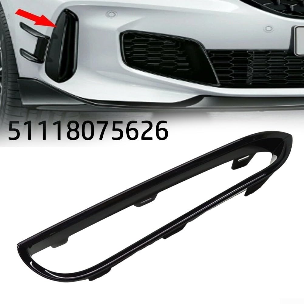 Griglia paraurti anteriore destro per BMW Serie 1 per F40 M SPORT Numero parte 51118075626 (2019) Ricambio diretto Paraurti anteriore in plastica Lato Destro Griglia per Lato Passeggero