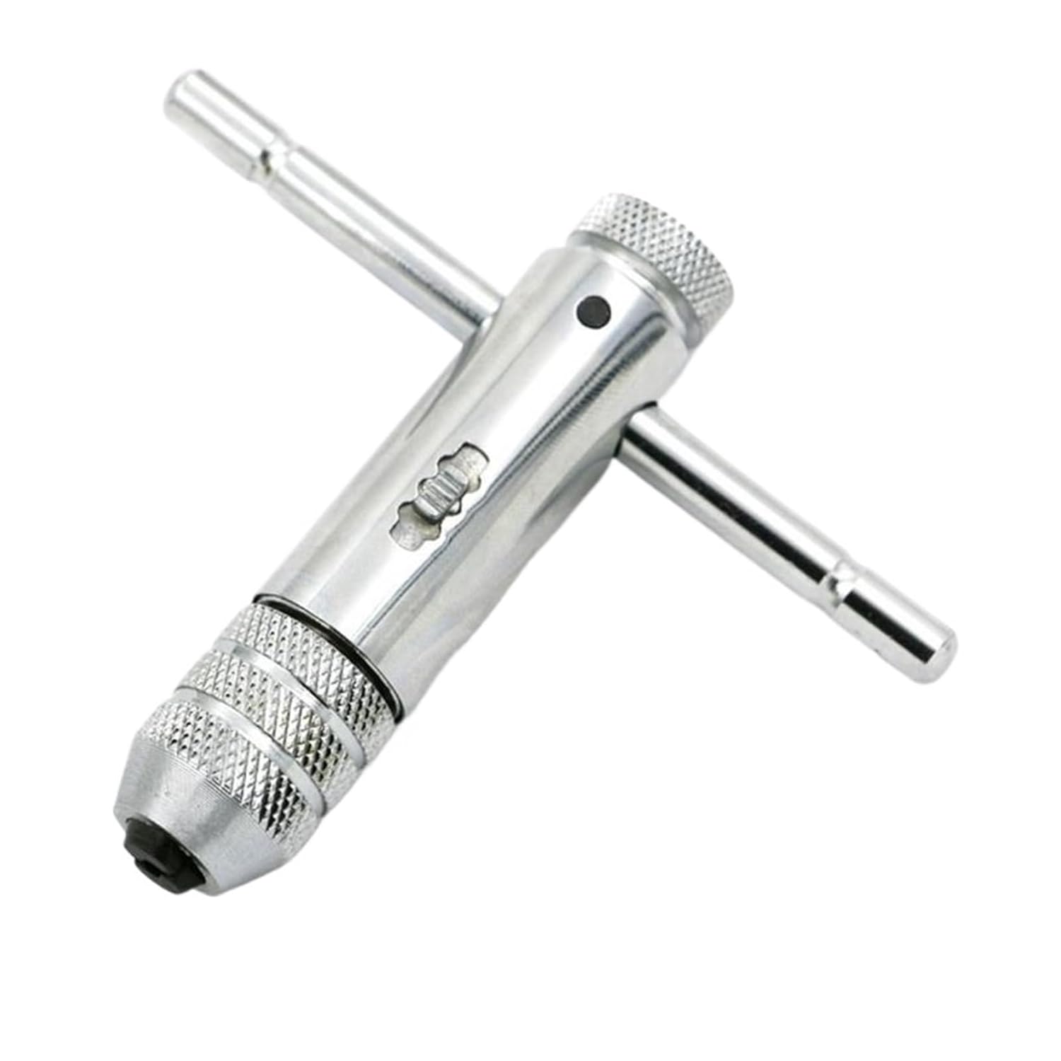 Drill Tap Bit Set, Screw Thread Metric Plug T-Handle Adjustable Positive Negative Ratchet Taps Holder Hand Wrench