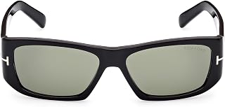 Tom Ford ANDRES-02 FT 0986 Shiny Black/Green 56/15/145 men Sunglasses, Shiny Black/Green, 56/15/145 Price In India