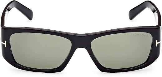 Tom Ford ANDRES-02 FT 0986 Shiny Black/Green 56/15/145 men Sunglasses, Shiny Black/Green, 56/15/145
