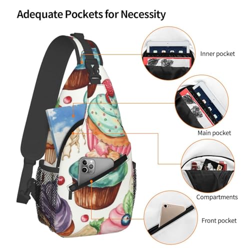 Bolso bandolera cruzado para viaje y senderismo miniatura 3