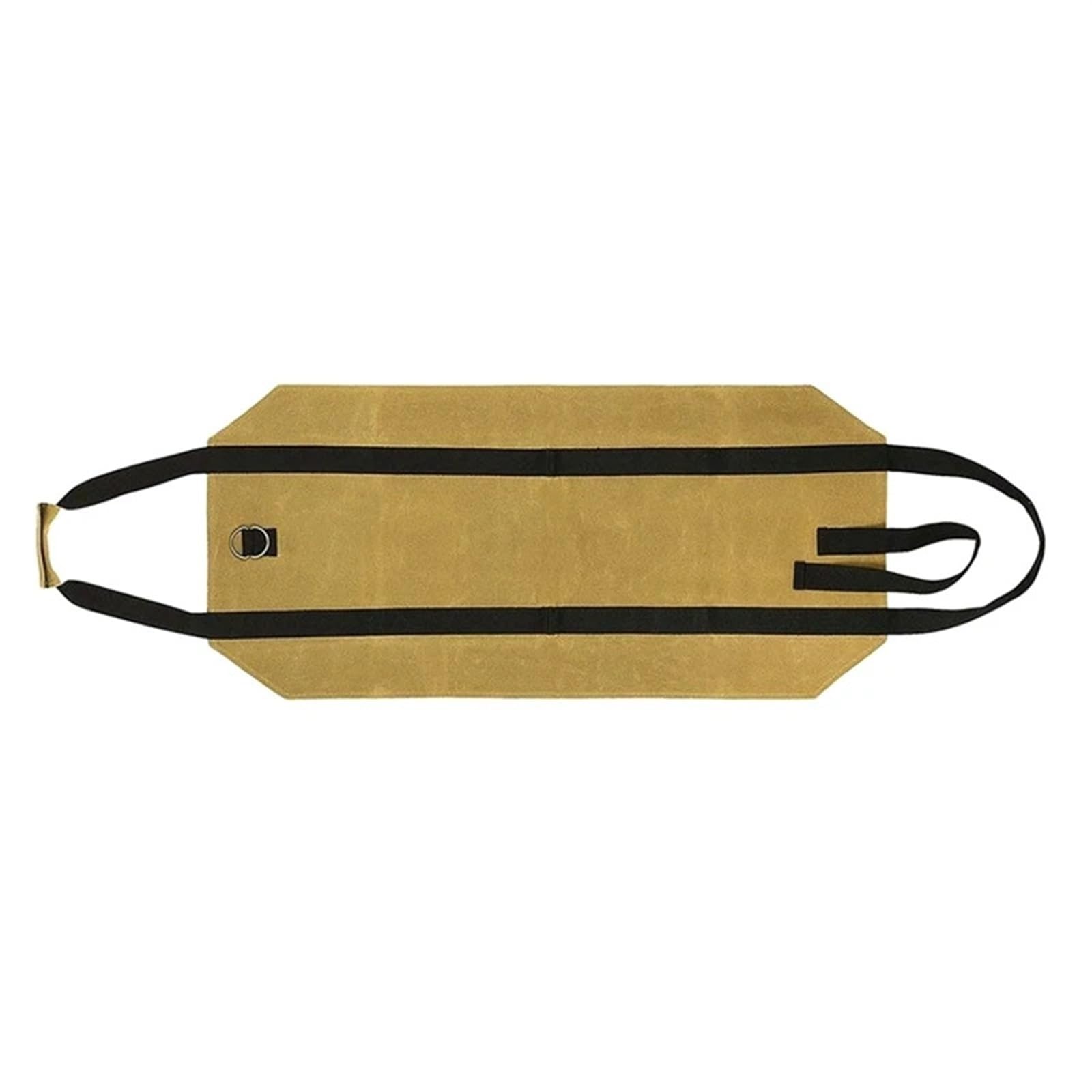 VAYEODEYU Firewood Bag Log With Handles For Camping Khaki And Black