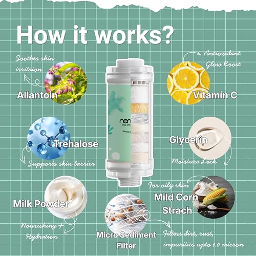 Image of NEMO Vitamin Shower Filter | Korean Skin & Hair Glow | Made in South Korea