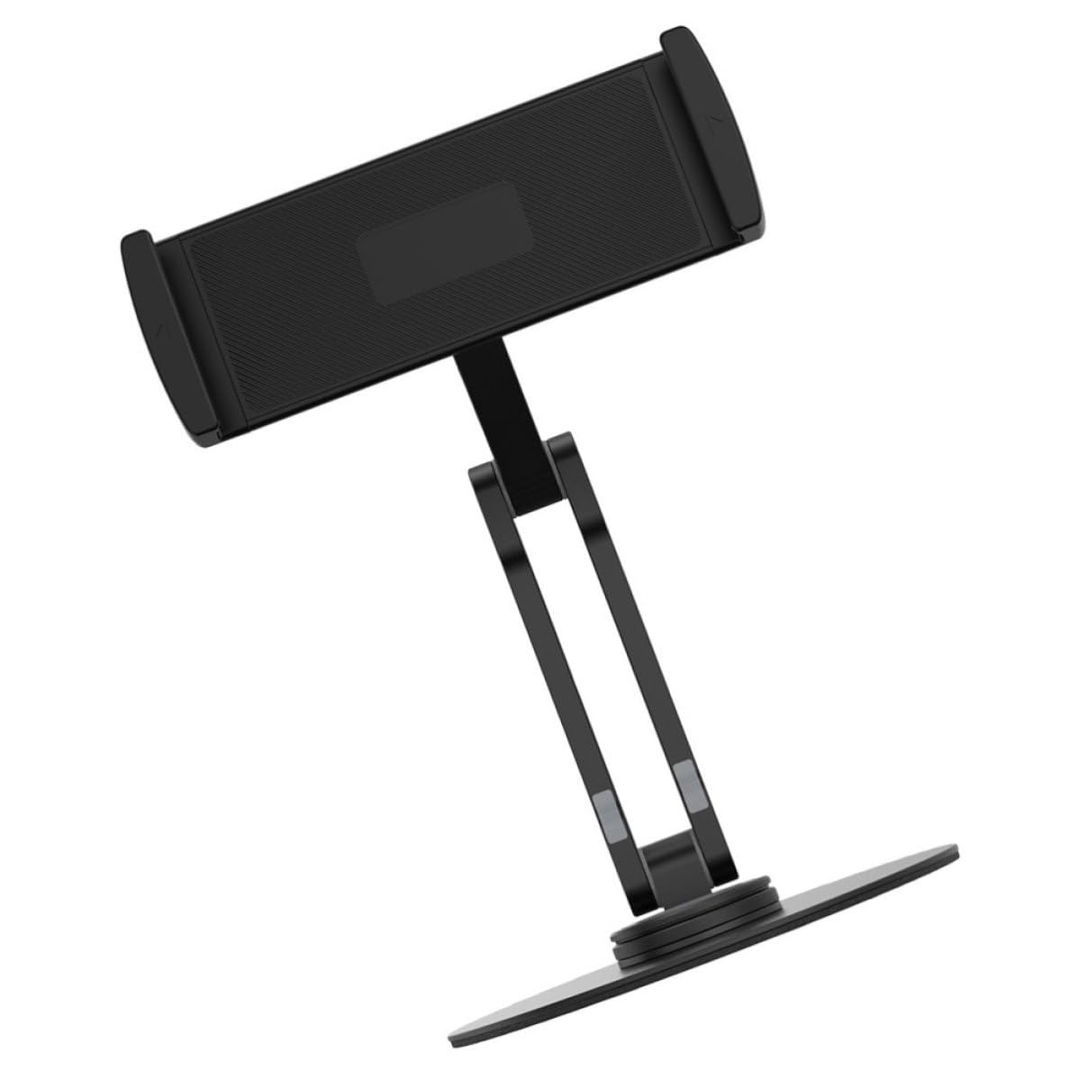 Soporte para Tablet de Escritorio Ajustable Plegable de Aluminio Negro