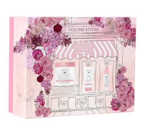 Christophe Robin Dreamy Volume Ritual – Volumizing Hair Care Set, Adds Body & Lift, Strengthens Hair, Boosts Fullness & Shine