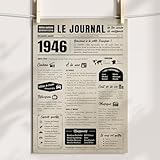 * 🎁 Idée cadeau personnalisée et unique – Parfaite pour offrir lors d'anniversaires, jubilés, fêtes ou tout autre événement spécial. Une plongée nostalgique dans l'année de naissance du destinataire.