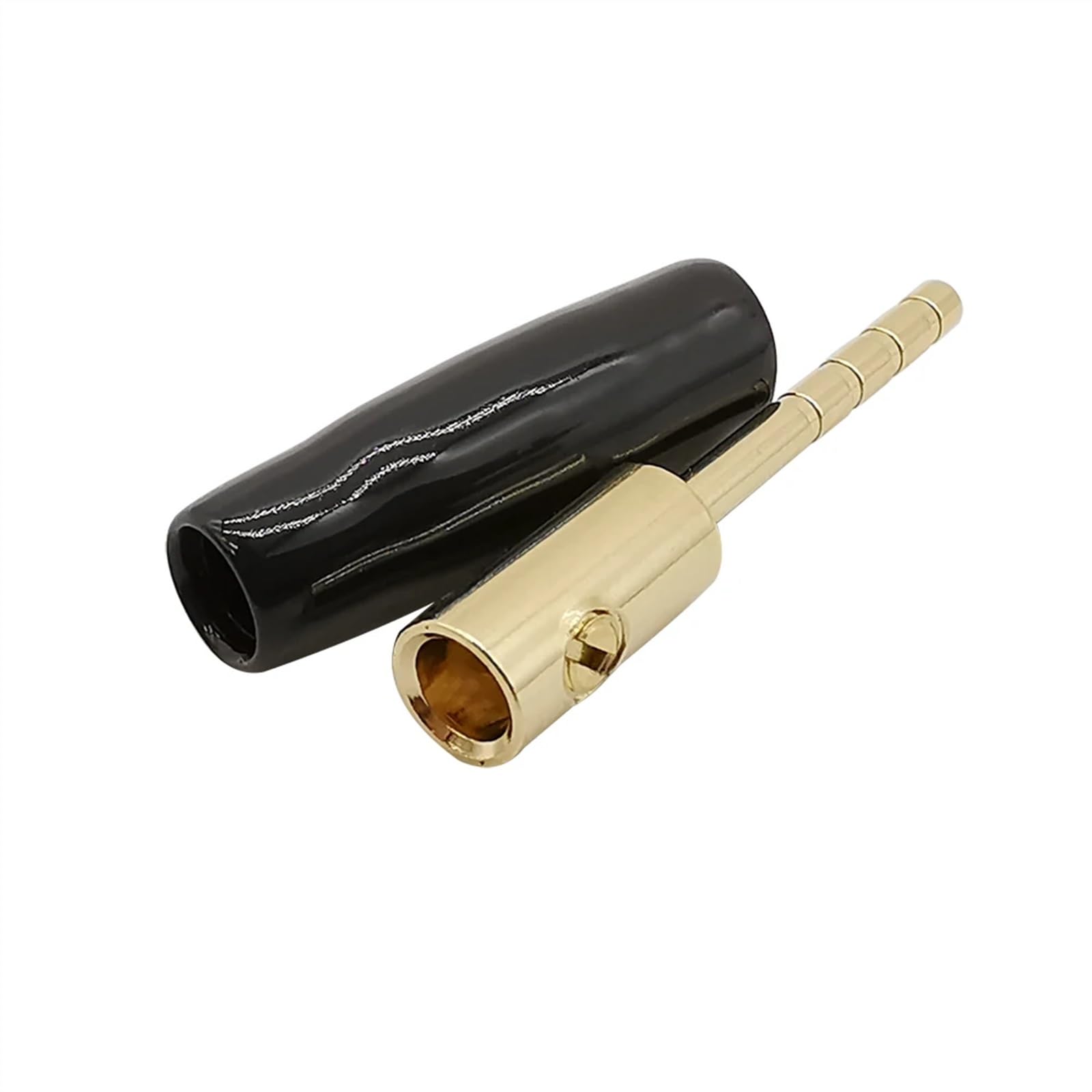 Adaptateur de Prise Banane en cuivre plaqué Or, Broche de 2mm, bornes Banane à Broche Droite, fiches de Haut-Parleur, connecteur de câblage, 8 pièces