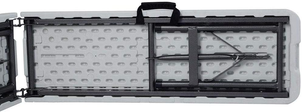 NYW 6'Portable Folding Bench Plastic In/Outdoor Dining Table Outdoor Camping Hiking