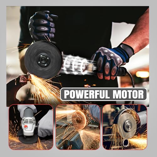 Image of Angle Grinder WT AG10-08 | 1000W Electric Grinder | 11000 RPM High Speed Cutting Tool | 100mm /4 inch Disc | M10 Spindle | Metal Cutting & Grinding Power Tool | 6 Months Warranty