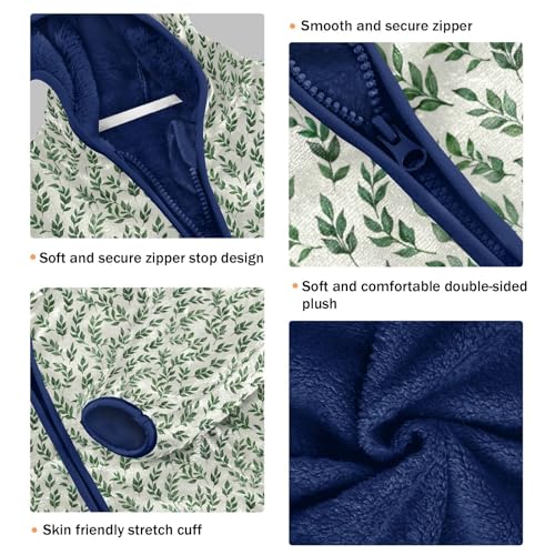 Leaf Boys Fleece Coat,Children's Zip-Up Hoodie Jacket,Baby Warm Fashion Outerwear 3-10T,A1133883